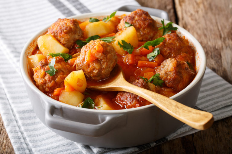 The BEST Authentic Albondigas Soup